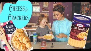 Kraft Old English Cheese Cracker Recipe 1953 [upl. by Swain184]