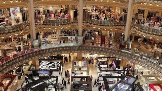 Galeries Lafayette Paris Haussmann [upl. by Enelrats]