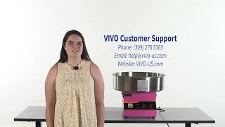 How to Clean your VIVO Cotton Candy Machine  CANDYV001 [upl. by Yeoj]