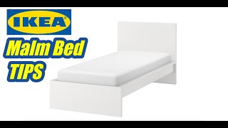 Ikea Malm Bed Frame High Assembly Tips [upl. by Sakiv]