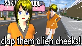 I raided Area 51 in Sakura School Simulator [upl. by Novets]