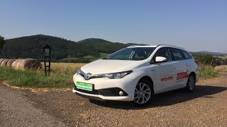 TEST Toyota Auris Hybrid Touring Sports  spotřeba [upl. by Eelrahs848]