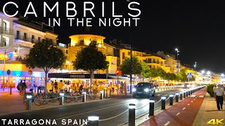 Tiny Tour  Cambrils Spain  Visit Cambrils in the night  July 2021 [upl. by Hans]