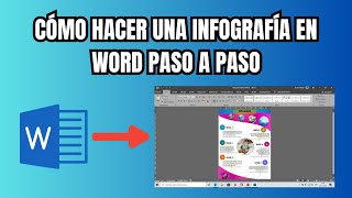 Cómo hacer una infografía en Word PASO A PASO [upl. by Bing225]