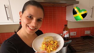 How To Cook Jamaican Ackee and Salt Fish  Vegan Version [upl. by Alvie]