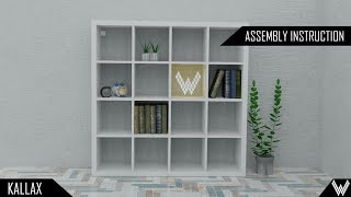 Assembly instruction Kallax from IKEA [upl. by Epilif]