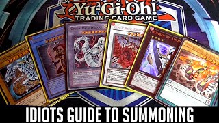 YuGiOh The Idiots Guide To Summoning Normal Ritual Fusion Synchro Xyz Pendulum [upl. by Adnimra]