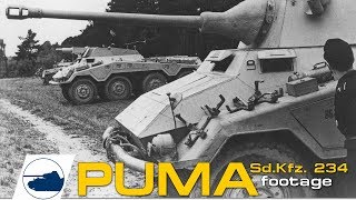 WWII Rare PUMA footage  SdKfz 2342  SdKfz 2343  SdKfz 2344 [upl. by Mazlack748]