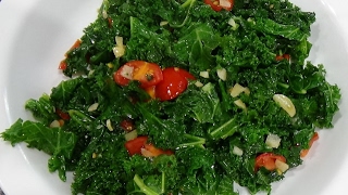 Kale with Tomato and Garlic [upl. by Arathorn]