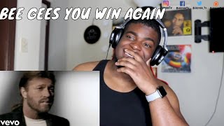 THE BEEGEES YOU WIN AGAIN REACTION [upl. by Netsriik]