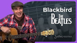 Blackbird Guitar Lesson  The Beatles  Accurate amp Detailed [upl. by Natassia]