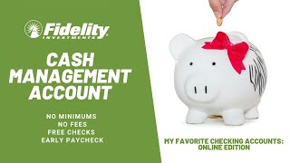 What is a Cash Management and How to Open one in Fidelity [upl. by Draned]