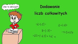 Dodawanie liczb całkowitych [upl. by Anod]