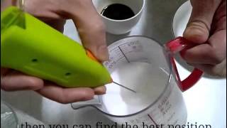 How To Make Latte Art with Mini Milk Frother [upl. by Lemrahc]