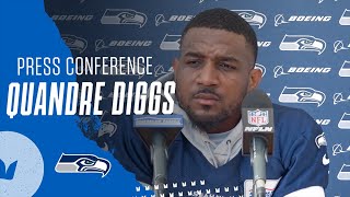 Quandre Diggs Seahawks Tuesday Press Conference  August 31 [upl. by Levram]