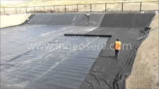 Instalación de Geomembrana HDPE [upl. by Ardie]