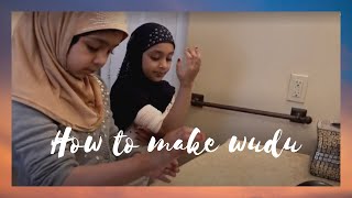 How to Make WuduAblution the Correct Way by Hafsa and Mariya [upl. by Lark]