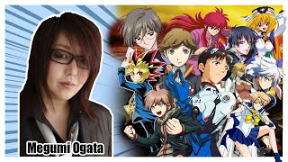 Megumi Ogata  Voice Roles Compilation [upl. by Llerdnam]