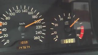 TUNED 1997 Mercedes W202 Cclass Kompressor 100200 kmh acceleration [upl. by Eiggep768]