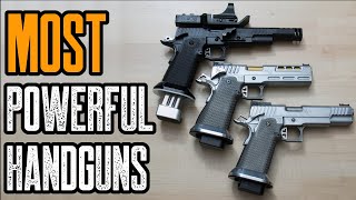 TOP 5 MOST POWERFUL HANDGUNS IN THE WORLD [upl. by Emmett112]