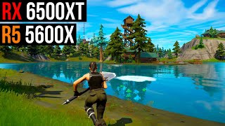 RX 6500 XT  Fortnite  1080p All Settings [upl. by Helli]