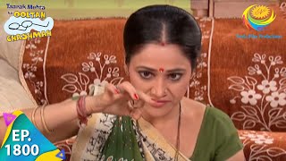 Taarak Mehta Ka Ooltah Chashmah  Episode 1800  Full Episode [upl. by Saile]