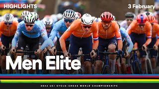 Men Elite Highlights  2024 UCI Cyclocross World Championships [upl. by Eintroc]