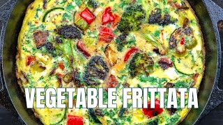 Mediterranean Vegetable Frittata  The Mediterranean Dish [upl. by Yrallam]