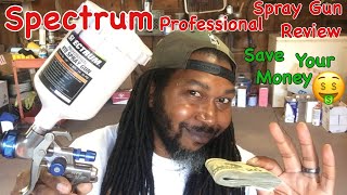 Harbor Freight Spectrum HTE Professional Spray Gun Review [upl. by Ahsrats]