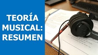 TEORÍA MUSICAL EN 16 MINUTOS Resumen de los conceptos más IMPORTANTES DE SABER [upl. by Tihw]