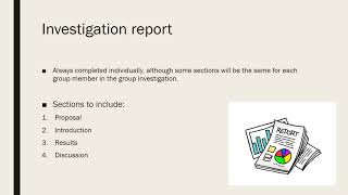 Investigation report structure [upl. by Sucul]