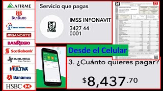 Pagar IMSS online Desde el CELULAR con la APP de banco azteca [upl. by Migeon]