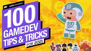 100 Gamedev Tips for New amp Aspiring Game Developers 100th Episode Special [upl. by Fitalludba735]