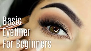 Beginners Eyeliner Makeup Tutorial  How To Apply Eyeliner [upl. by Gastineau]