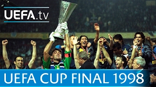 1998 UEFA Cup final highlights  InterLazio [upl. by Rae]