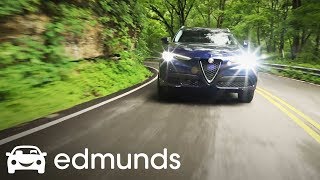 2018 Alfa Romeo Stelvio Review  Edmunds Test Drive [upl. by Thanh]