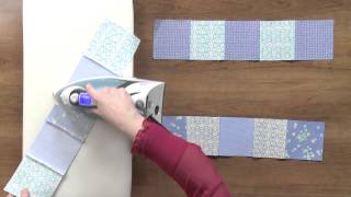 Chain Piecing amp Pressing Opposing Seams Quilting Tips [upl. by Haliehs]