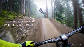 Mountain Biking the lower Whistler Bike Park [upl. by Su419]