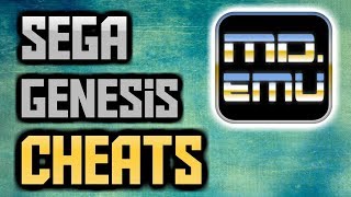 How to putadd Cheats in Sega Genesis MD Emulator Android GAME GENIE  Put Cheats in MD Emulator [upl. by Gnuoy567]