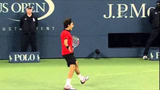 Roger Federer  Tweener  US Open 2009 HD [upl. by Lateh]