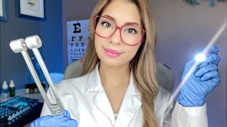 ASMR The MOST Detailed Cranial Nerve Exam YOUVE SEEN Doctor Roleplay Ear Eye Exam Hearing Test [upl. by Ika]