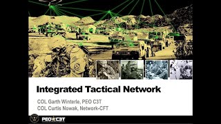 Integrated Tactical Network Session 1 Driving the Army Integrated Tactical Network [upl. by Andel502]