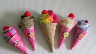 HELADOS HECHOS CON CALCETAS [upl. by Tannie363]