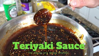 Teriyaki Sauce  Pantry Style Teriyaki Sauce  At Home Teriyaki Sauce  Easy Homemade Teriyaki Sauce [upl. by Rubie]