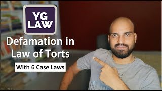 Defamation Essentials Defences and case laws  Law of Torts [upl. by Mathre]