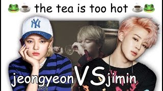 jimin and jeongyeon beefing for 3 minutes straight [upl. by Ynolem841]