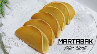 MARTABAK MINI LIPAT  RESEP MARTABAK MANIS UNTUK PEMULA ANTI GAGAL [upl. by Enelak]