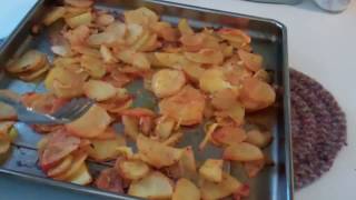 Roasted Potatoes Done In The Toaster Oven [upl. by Imat]