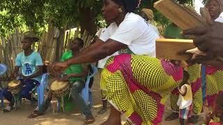 Jola Cultural dance in Berrending Gambia [upl. by Esialb]