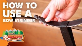 how to use a bow stringer Archery [upl. by Elfie]